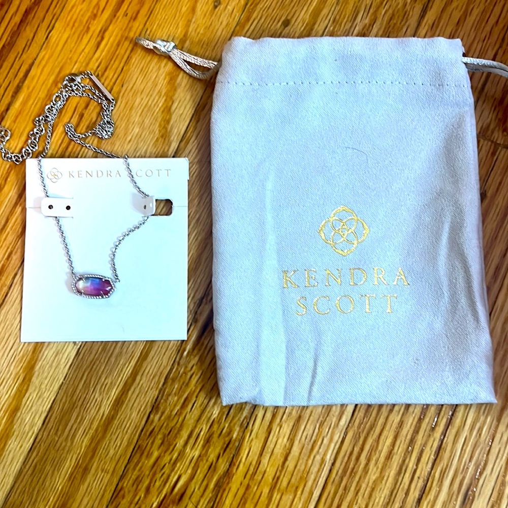 Elisa silver pendant necklace